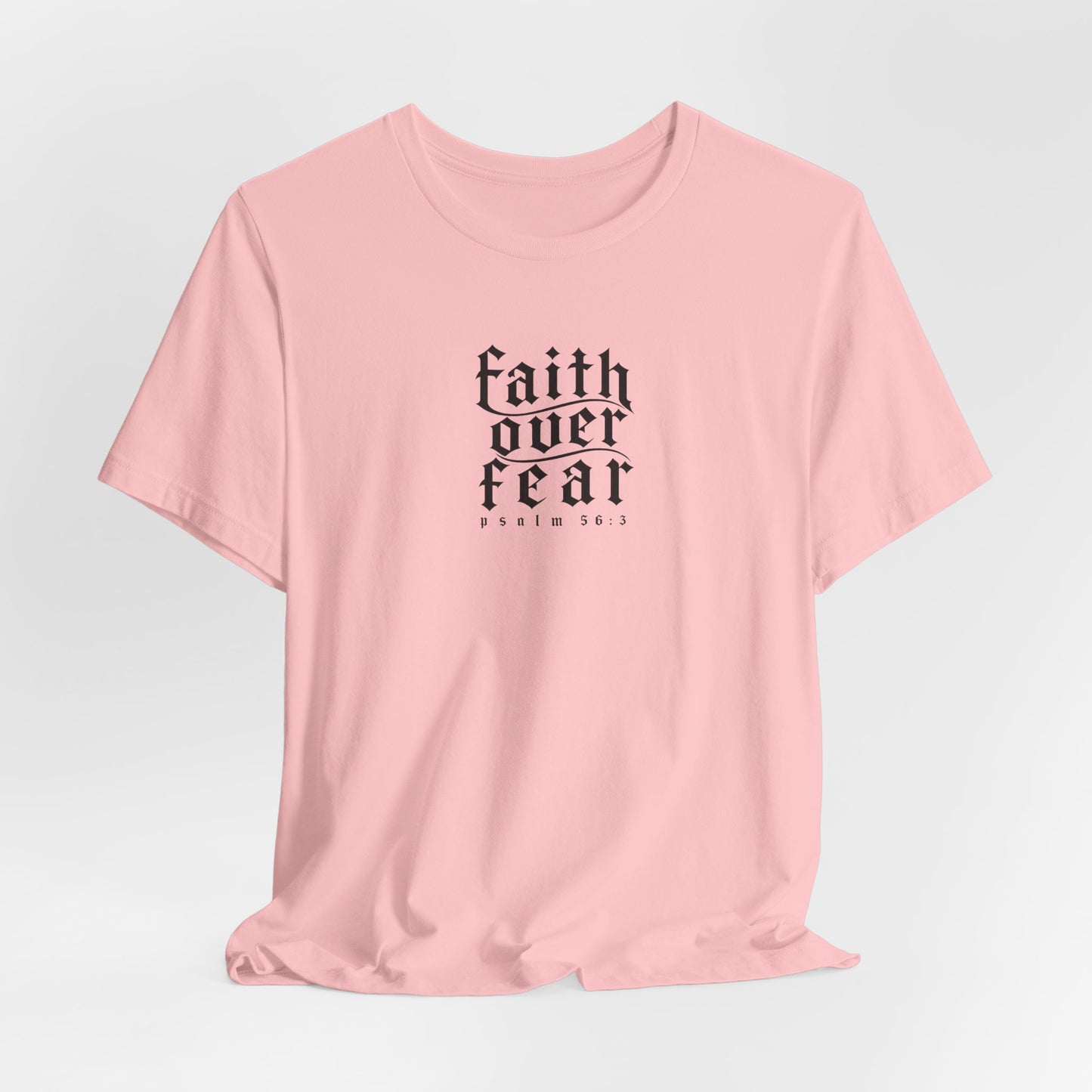 Faith Over Fear Tee — Christian Cross Graphic T-Shirt