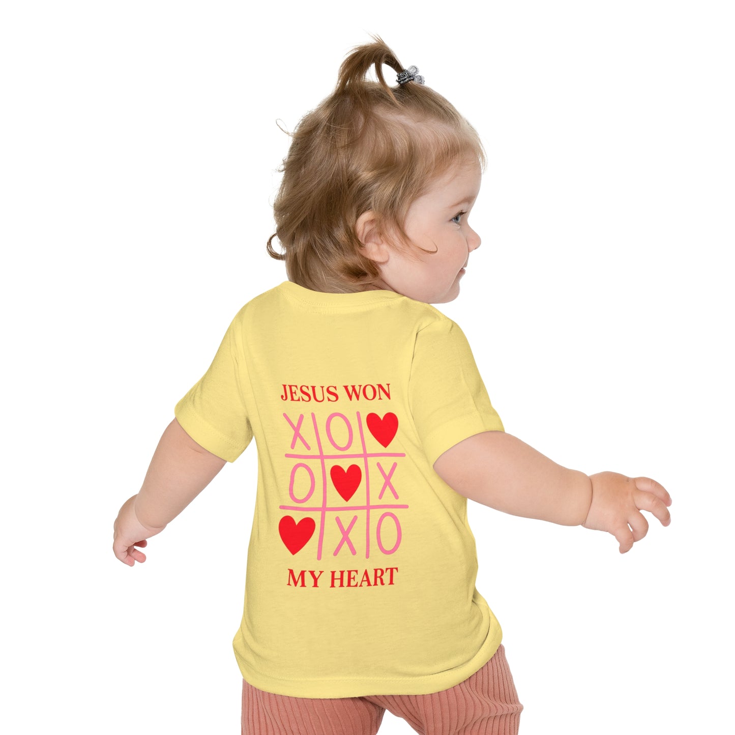 Baby T-Shirt — "Made for a Purpose" Rainbow & "Jesus Won My Heart" Christian Tee