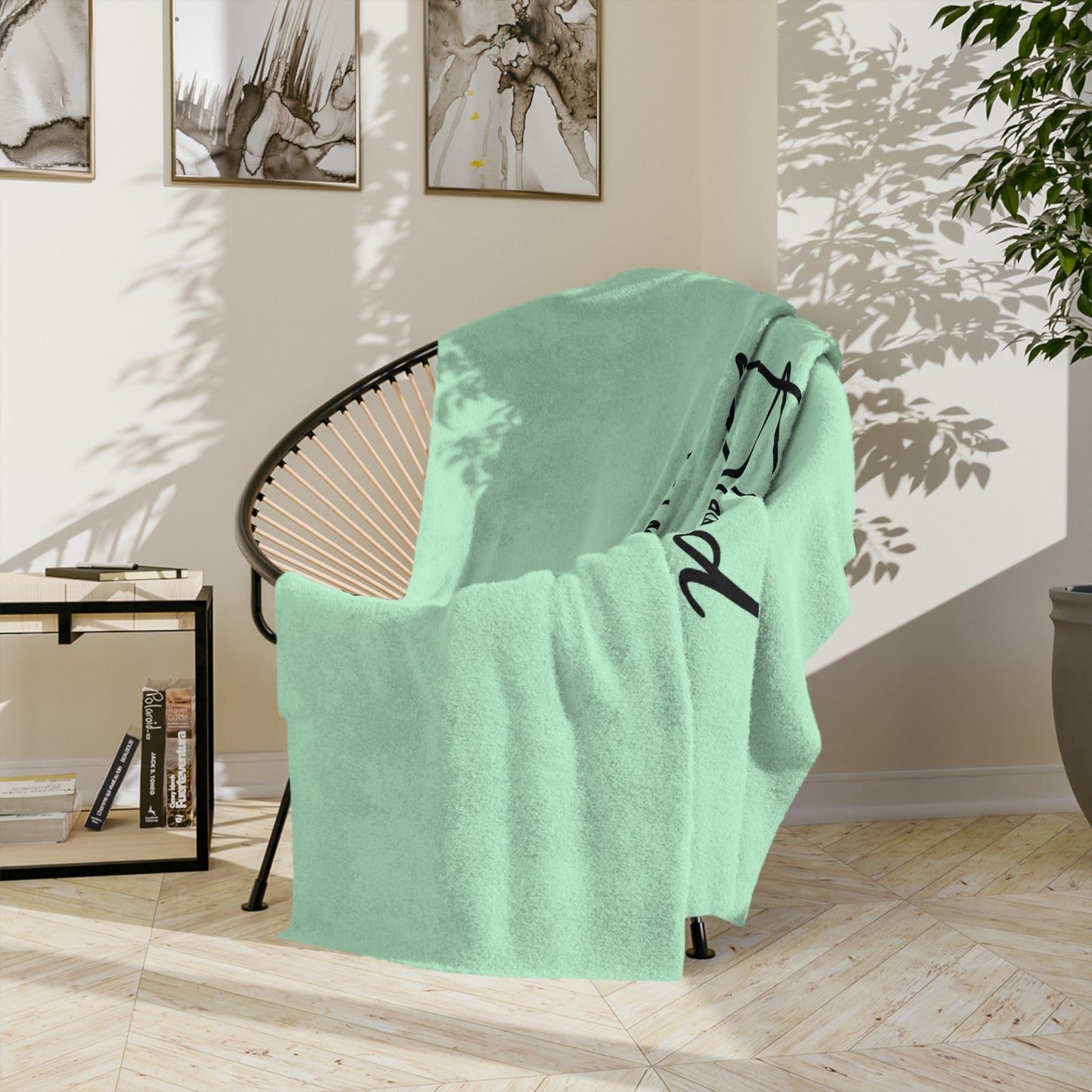 Blessed Is the Nation Psalm 33:12 Microfiber Blanket — Inspirational Christian Throw