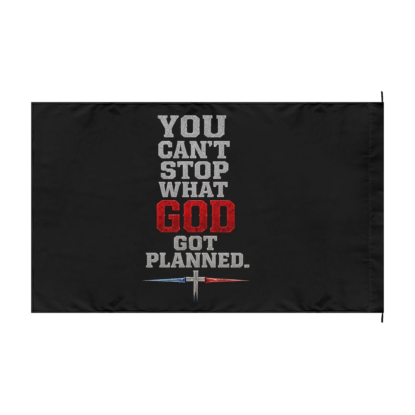 Big Frost Flag — "You Can't Stop What God Got Planned" Double-Sided