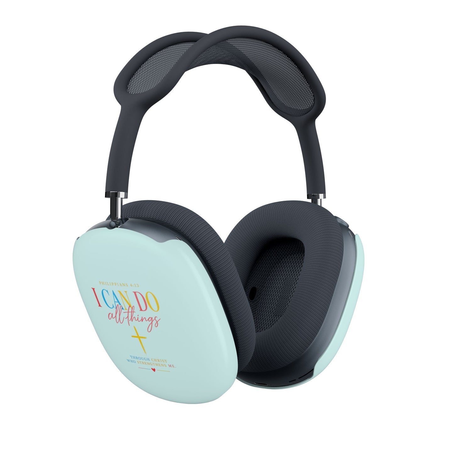 AirPod Max Case — Cute Christian "I Know Jesus Loves Me" Pastel Protective Covers