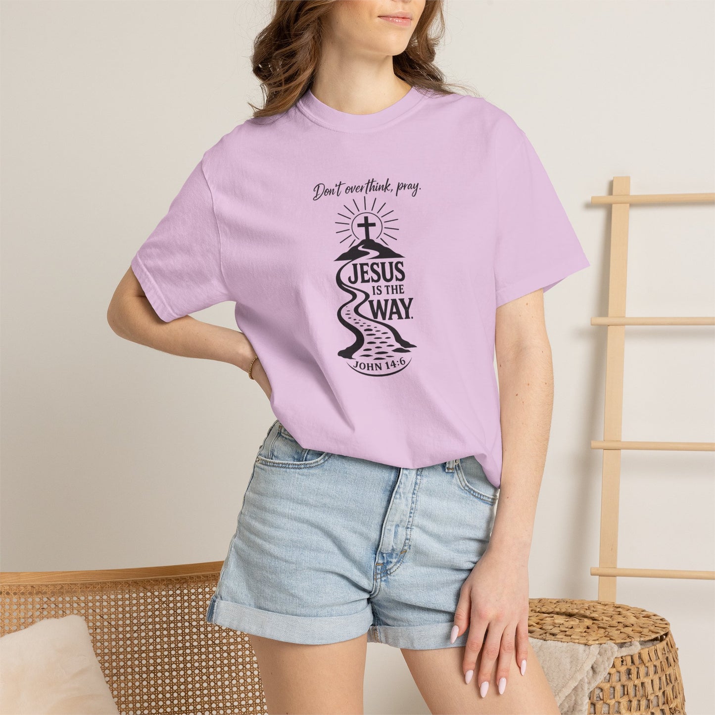 Jesus Is the Way T-Shirt — Christian Faith Graphic Tee (John 14:6)