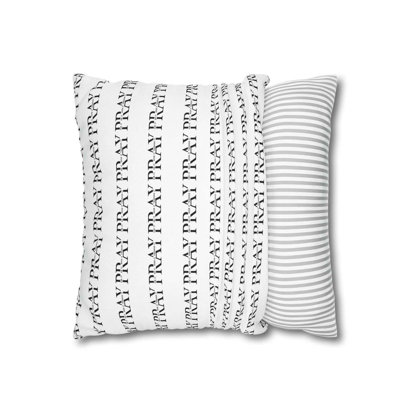 Jesus Is the Savior Pillowcase — Christian Faith Square Throw Pillow Cover