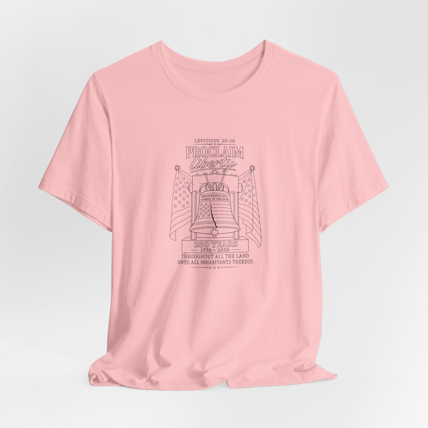 Leviticus 25:10 Tee – Minimalist Bible Verse Christian T-Shirt