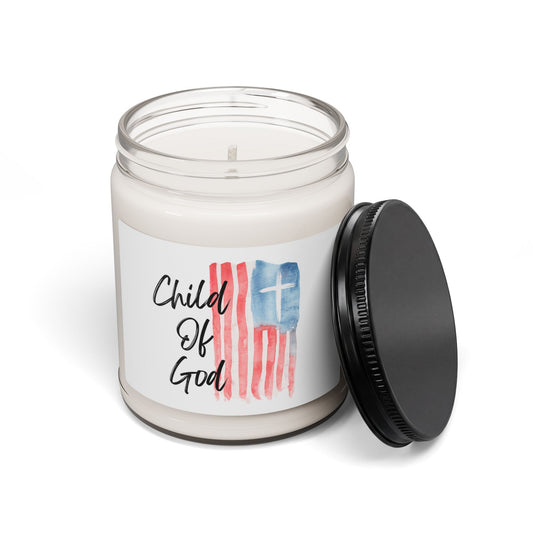 Blessed The Lord Soy Candle — Psalm 33:12 Patriotic Scented Candle (9oz)
