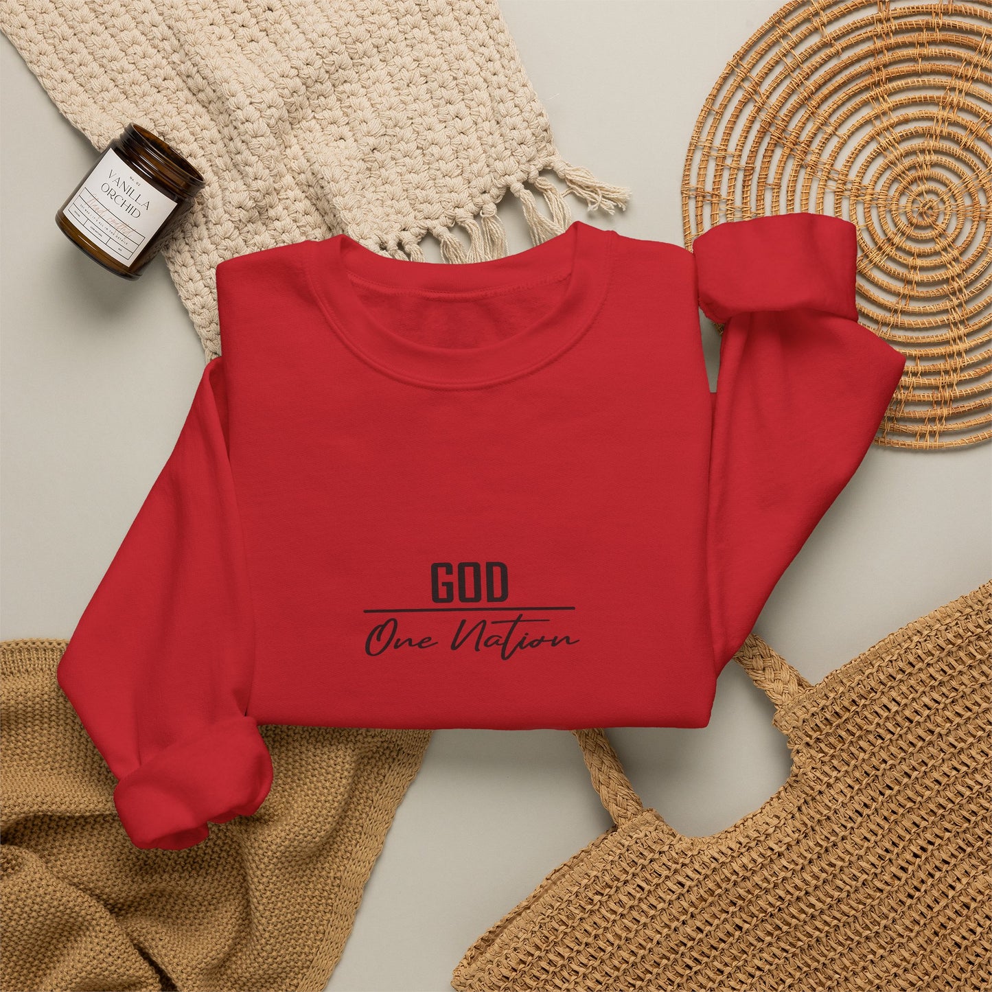 Noah-Inspired Father Sweatshirt – "Fathers Are Like Noah" Christian Crewneck