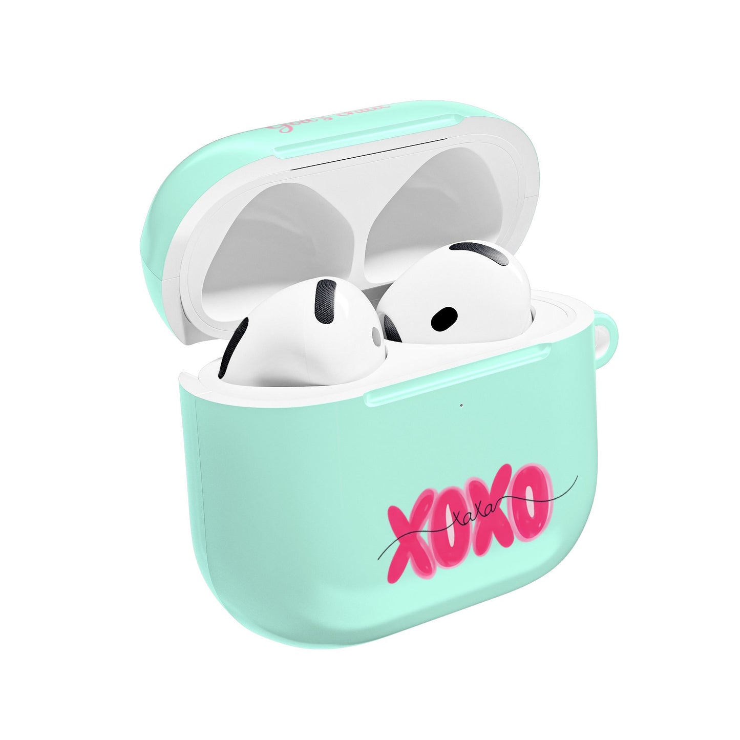 Christian AirPods Case — Mint ‘God’s Child’ XOXO Design (Jesus Chose You)
