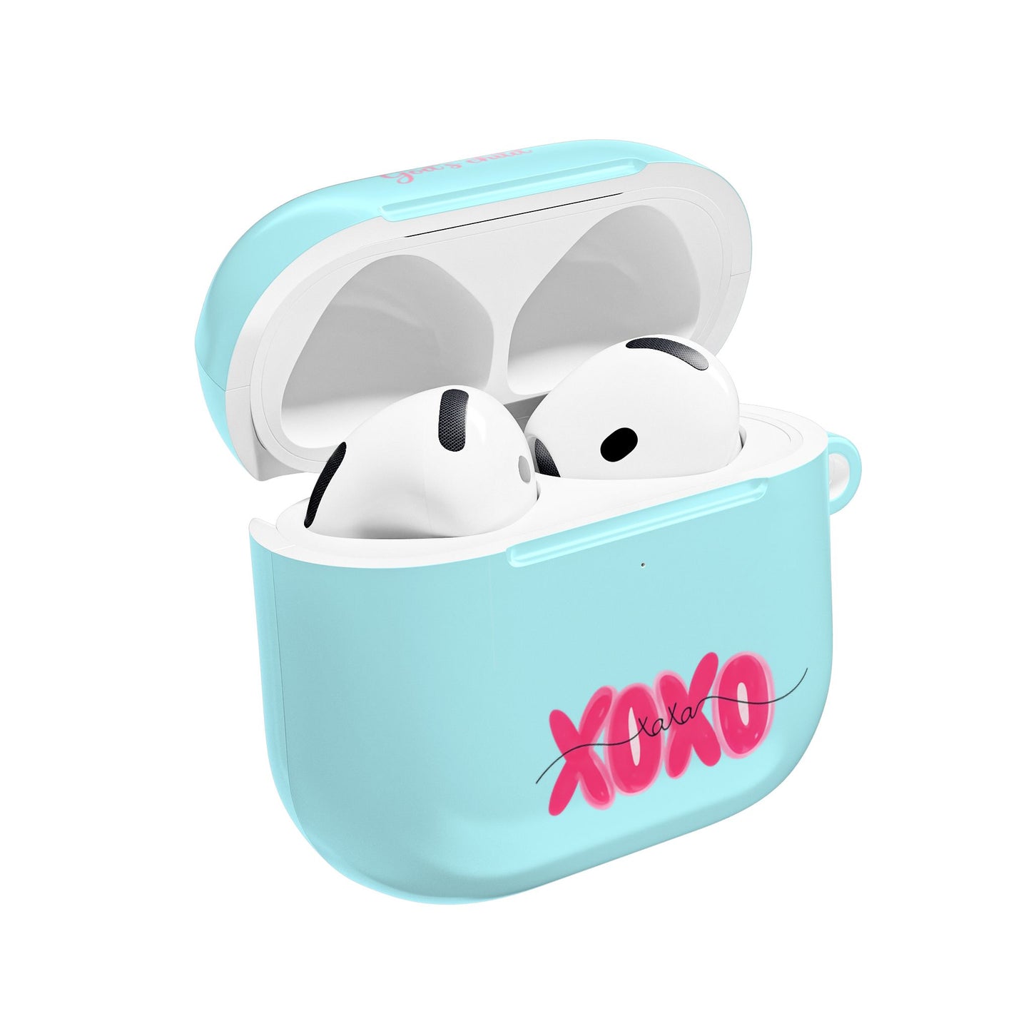 God’s Child AirPod Case – Blue "XOXO" & "Jesus Chose You" Christian Protective Cover