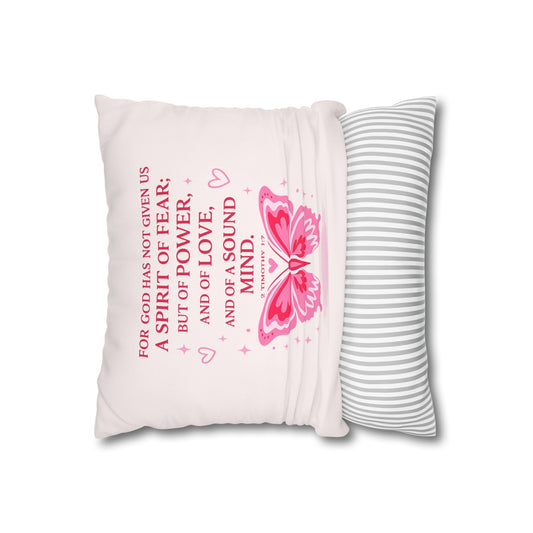 Christian Decorative Pillowcase — "Riding with Jesus & a Full Tank of Faith" Car Design