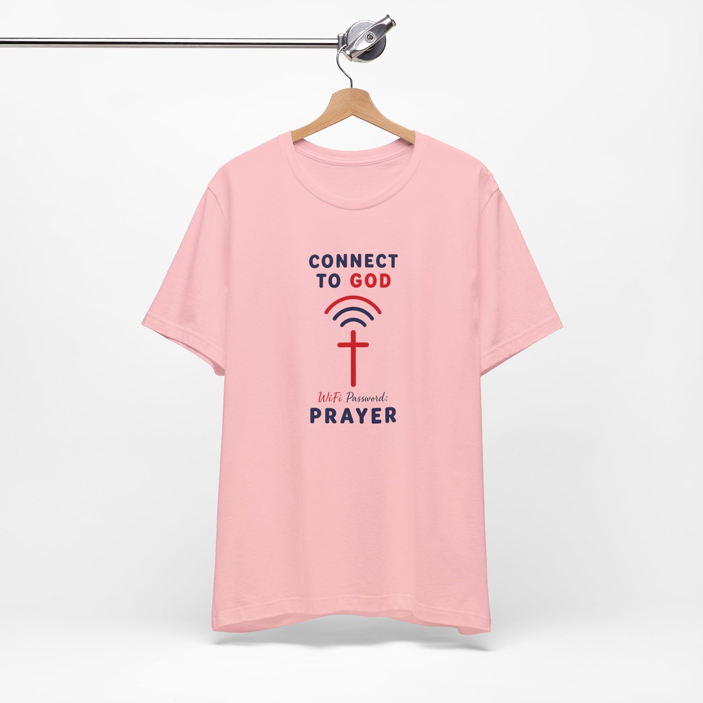 Christian Prayer T-Shirt — "Connect to God" Faith Tee