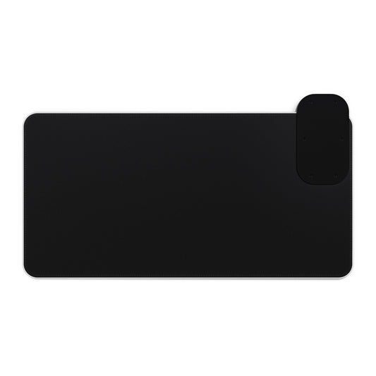 Christian LED Wireless Charging Gaming Mouse Pad — 'God Says I Am' Inspirational Desk Mat