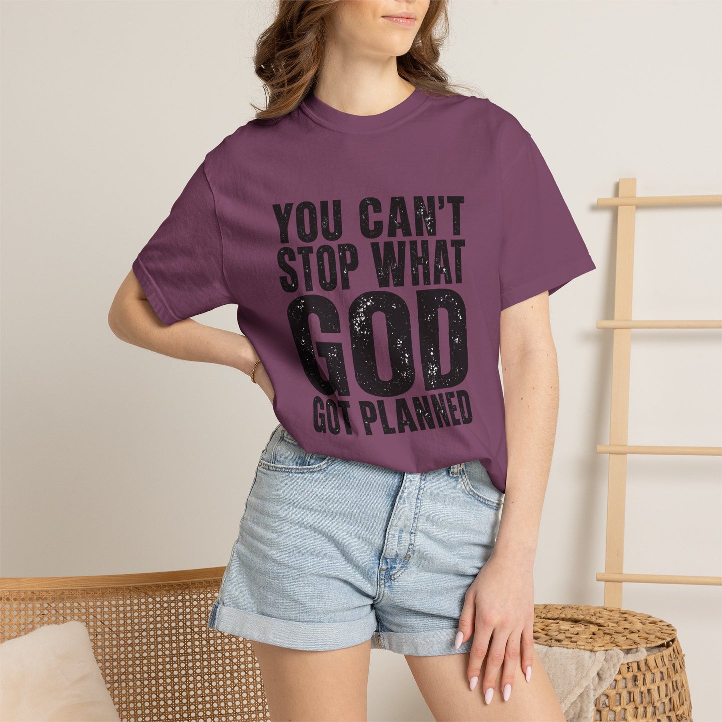 BIG FROST "You Can't Stop What God Got Planned" DOUBLE SIDED Print T Shirt