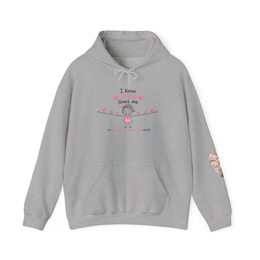 Christian Hoodie — "Be Still and Know" Inspirational Girls' Faith Sweatshirt