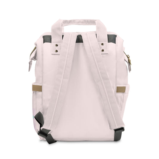 Diaper Backpack — Pastel Cross & 'Let God Direct Your Life' Baby Bag