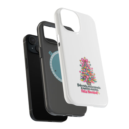 Spanish| Christmas Tree Phone Case - "Feliz Navidad" Spanish Holiday Magnetic Impact-Resistant Case