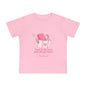 Baby T-Shirt — "Child of God" Pink Faith Tee (Proverbs 3:5)