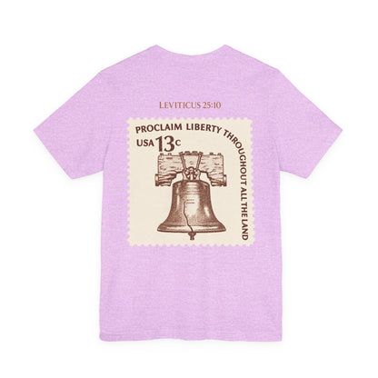 Liberty Stamp T‑Shirt — Vintage 13 Liberty Bell Graphic Tee