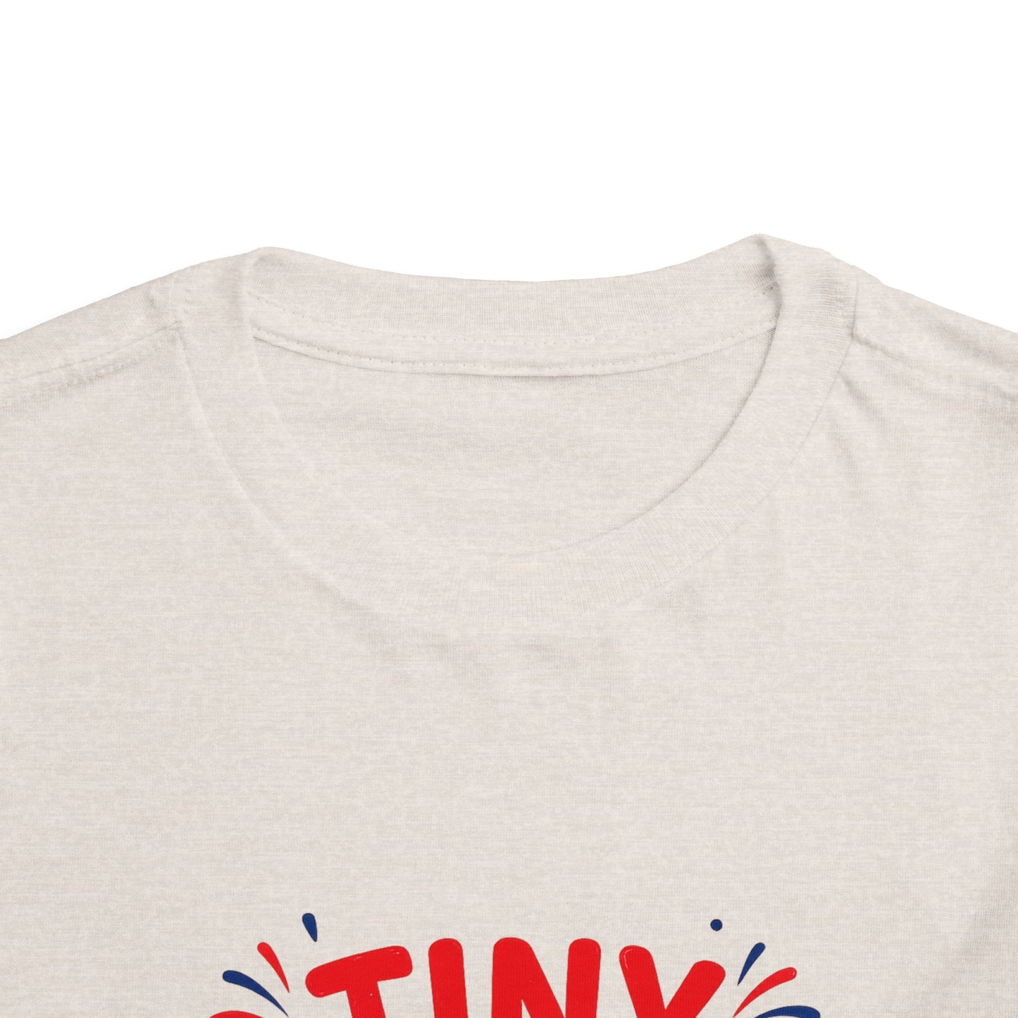 Tiny Patriot Toddler Tee – Cute American Flag 4th of July Shirt