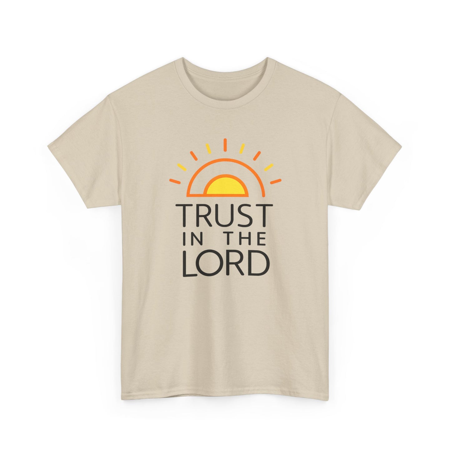 Trust in the Lord T-Shirt — Christian Sunrise Faith Tee