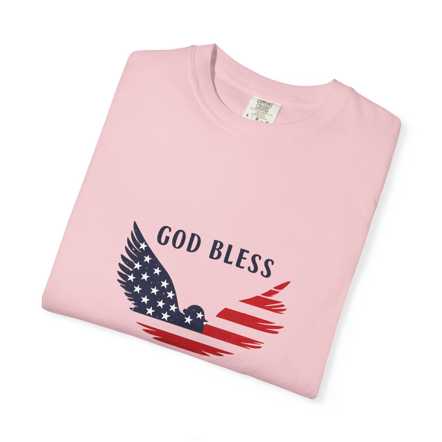 God Bless America Eagle T-Shirt — Patriotic USA Flag Tee