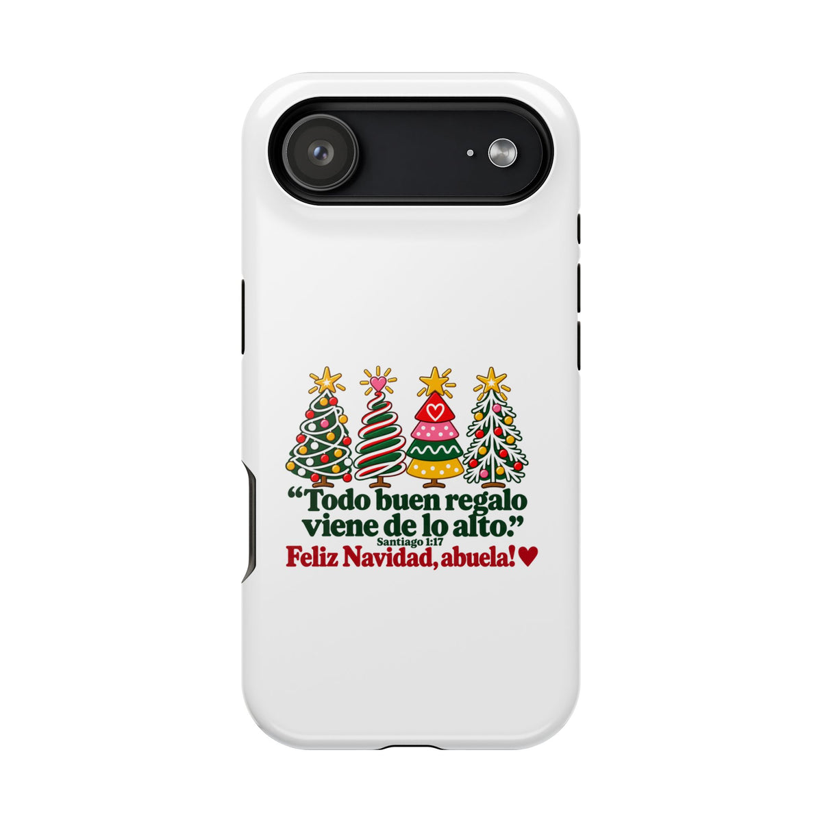 Christmas Grandma Phone Case — “Todo buen regalo viene de lo alto” Magnetic Impact-Resistant Case