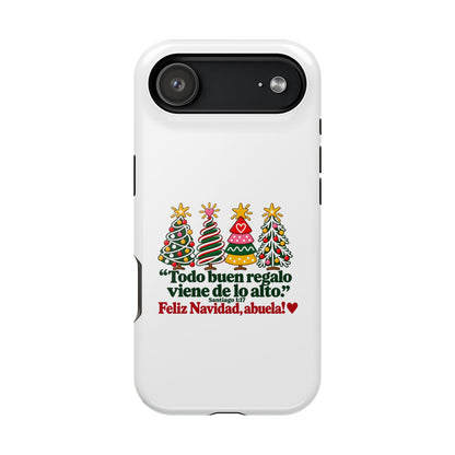 Christmas Grandma Phone Case — “Todo buen regalo viene de lo alto” Magnetic Impact-Resistant Case