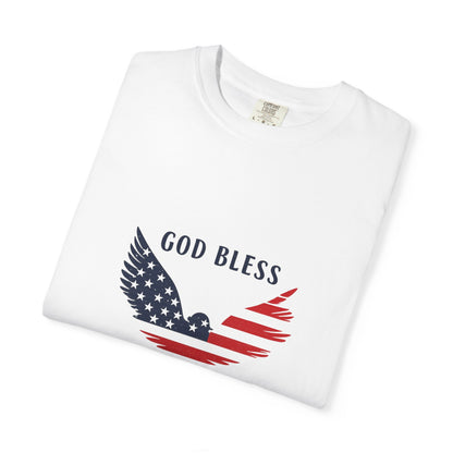 God Bless America Eagle T-Shirt — Patriotic USA Flag Tee