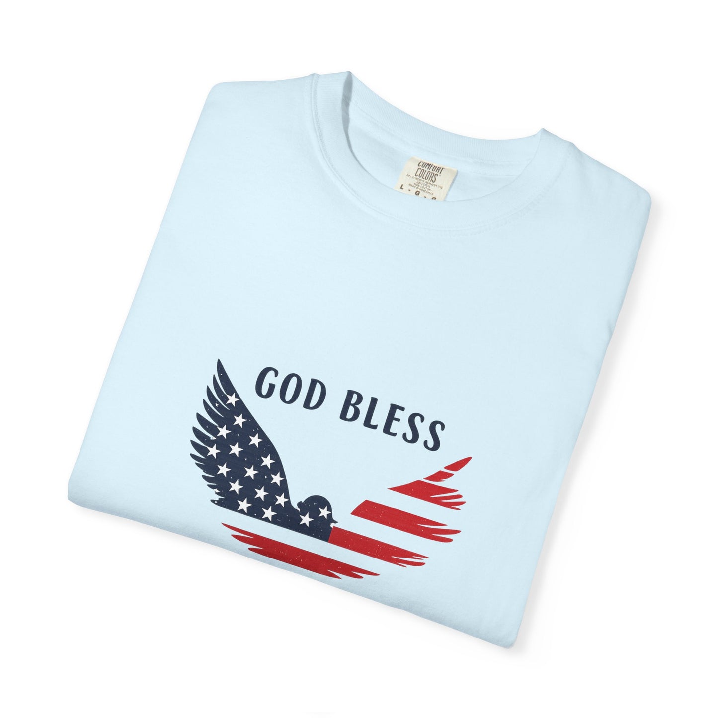 God Bless America Eagle T-Shirt — Patriotic USA Flag Tee