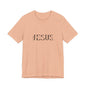 Jesus Minimalist Tee — Distressed Script Christian T-Shirt