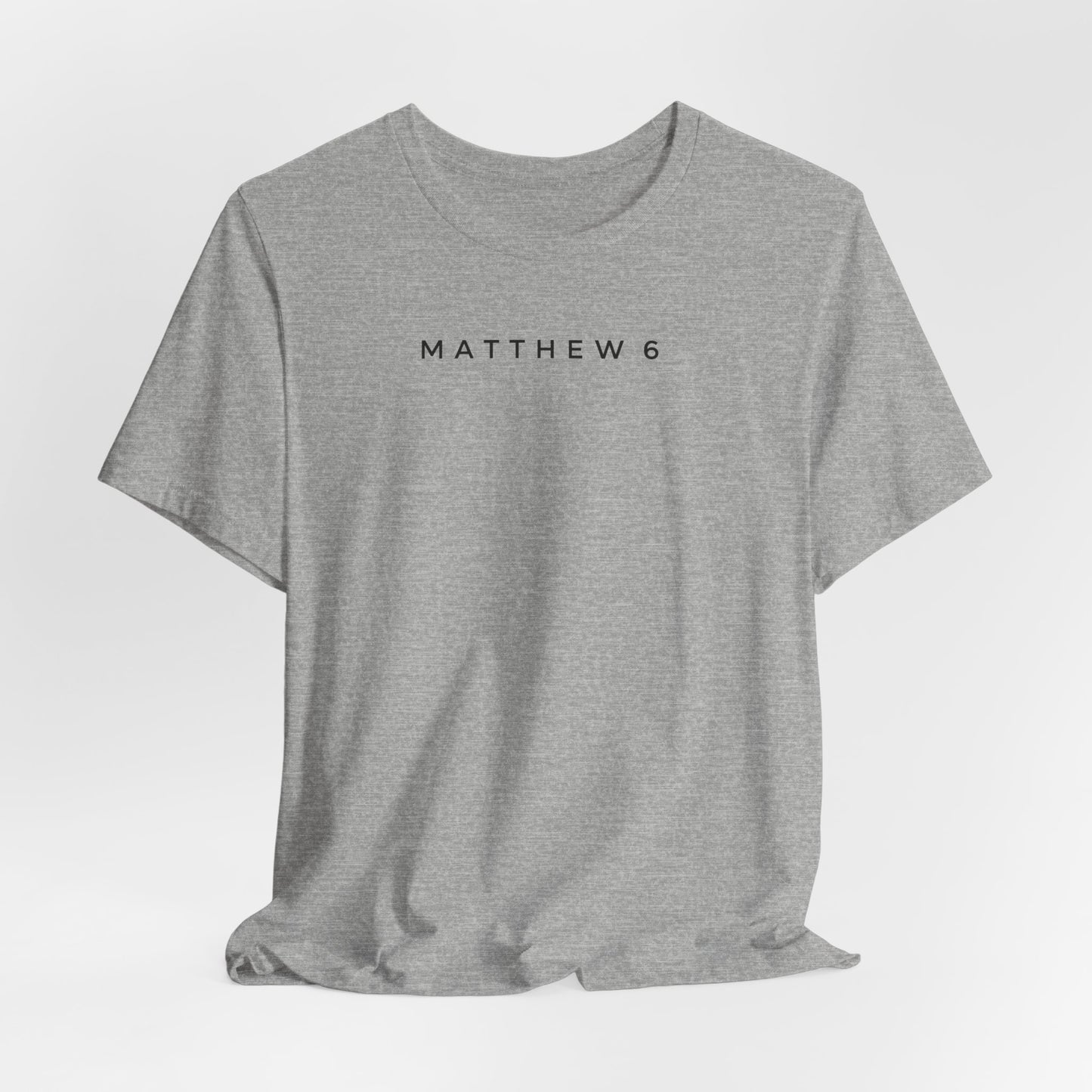 Matthew 6 Prayer Cross Tee — Our Father Lord's Prayer Christian T-Shirt