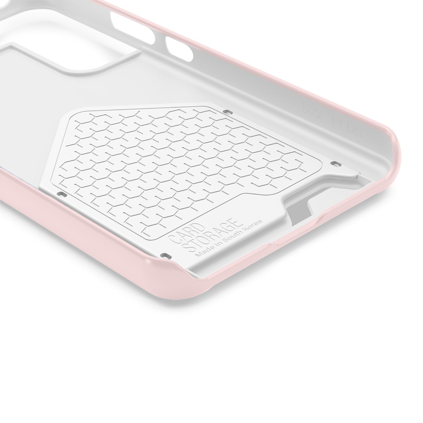 Blessed by the Lord Pink Phone Card Case — Psalm 33:12 Patriotic Christian Phone Case with Card Holder