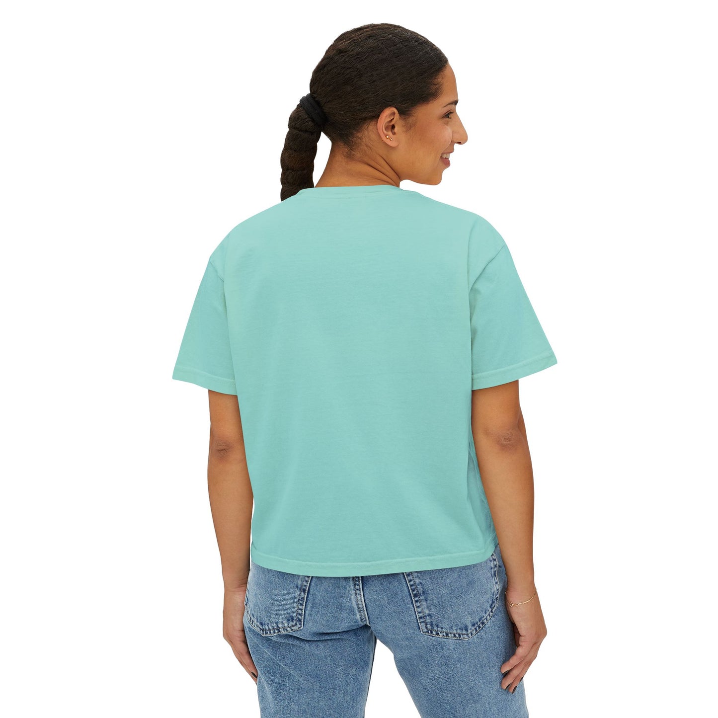 Jesus Is My Jam Women’s Boxy Tee — Cute Christian Faith Graphic Shirt