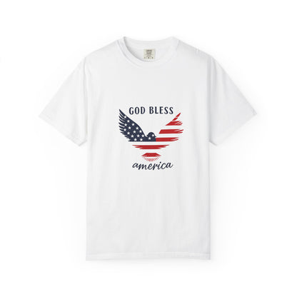 God Bless America Eagle T-Shirt — Patriotic USA Flag Tee