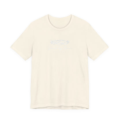 Faith Over Fear T-Shirt — "Saved by Grace" Christian Tee (Heart & Crown)