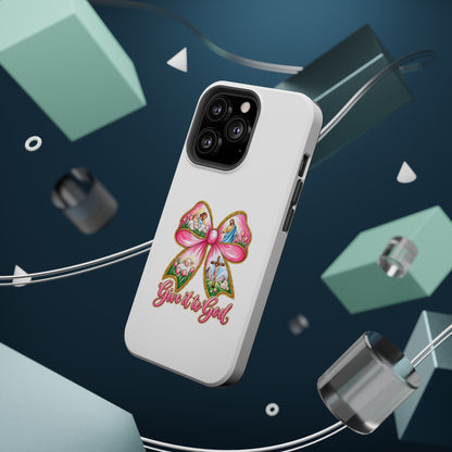 Give It to God Phone Case — Floral Bow Christian iPhone Cover