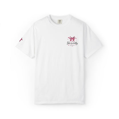Butterfly Floral Graphic T-Shirt — 'Spread Your Wings' Chest Print