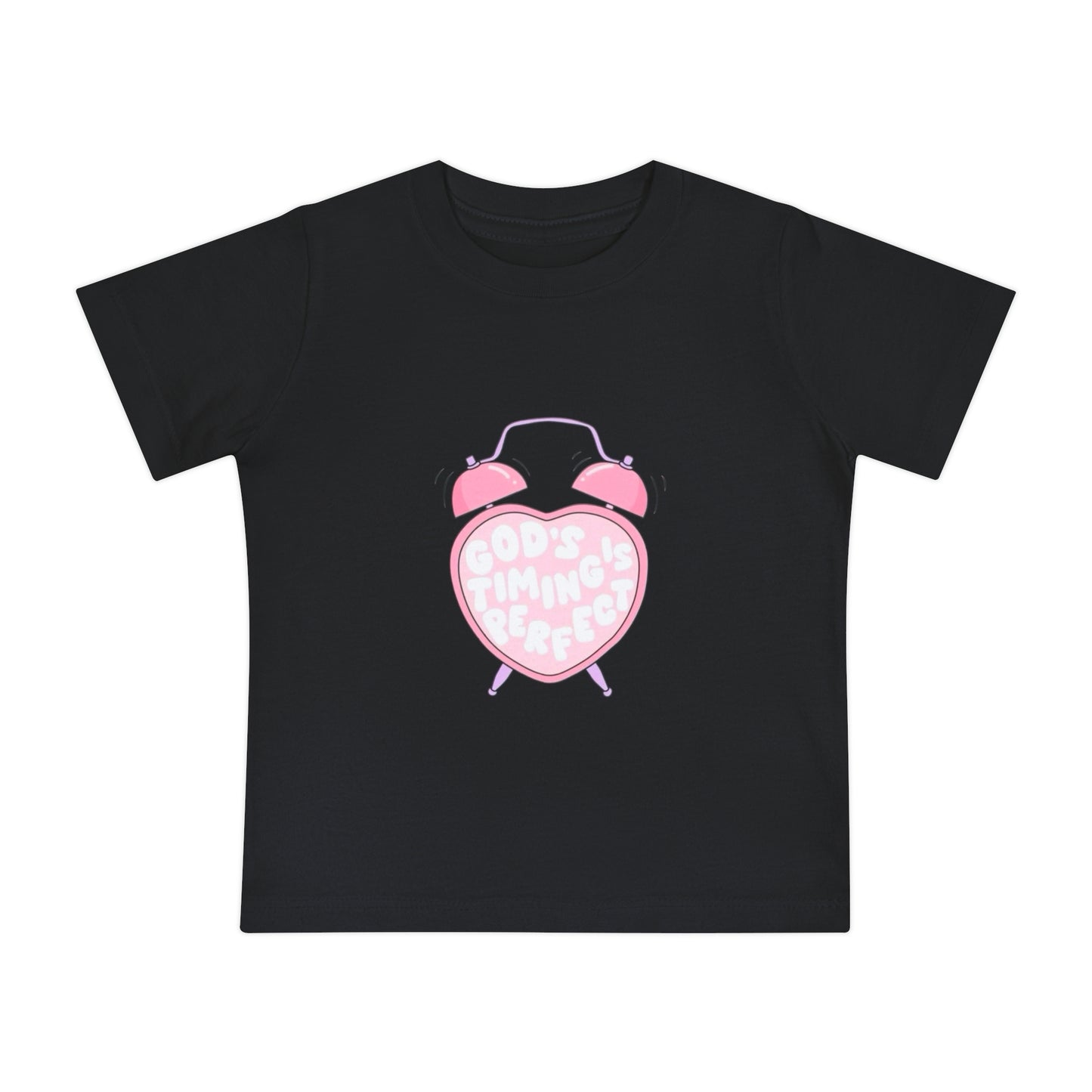 Baby T-Shirt — Pink "Child of God" Heart Alarm Design