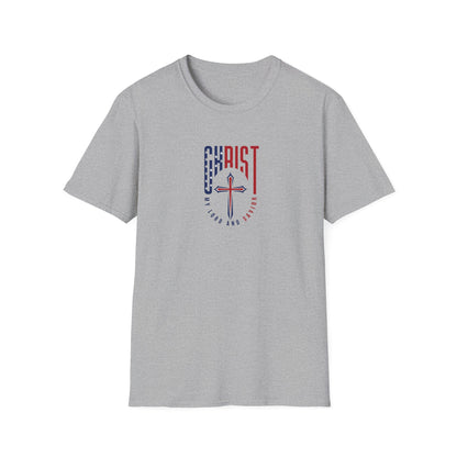 Patriotic 'Christ My Lord and Savior' T-Shirt