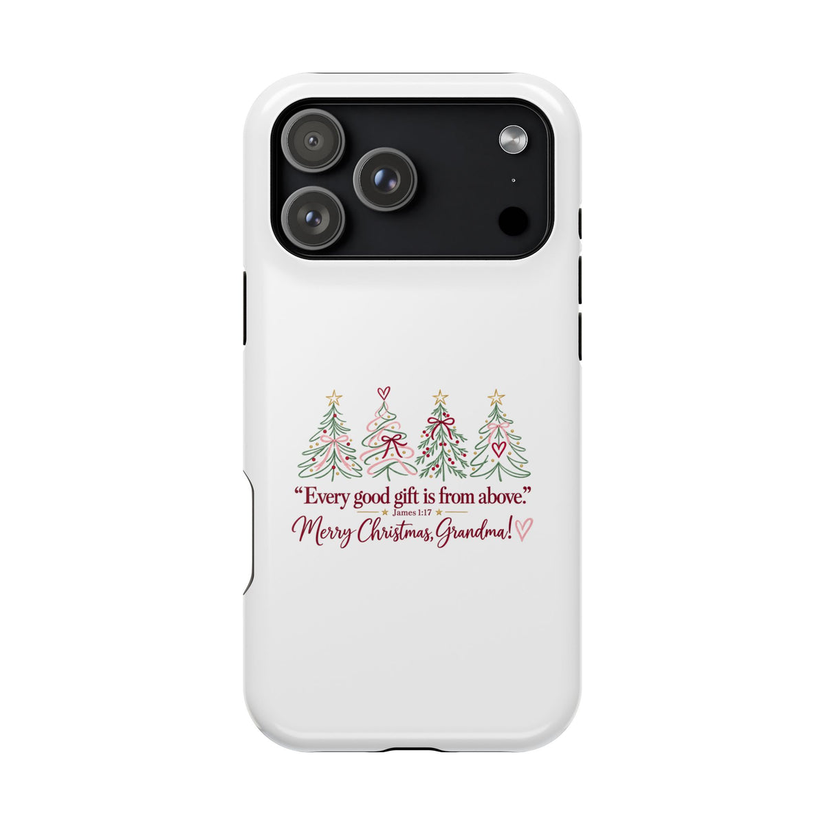 Christmas Grandma Phone Case — “Every good gift is from above” Magnetic Impact-Resistant Case