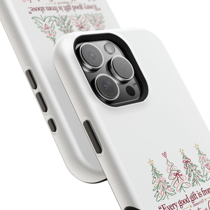 Christmas Grandma Phone Case — “Every good gift is from above” Magnetic Impact-Resistant Case