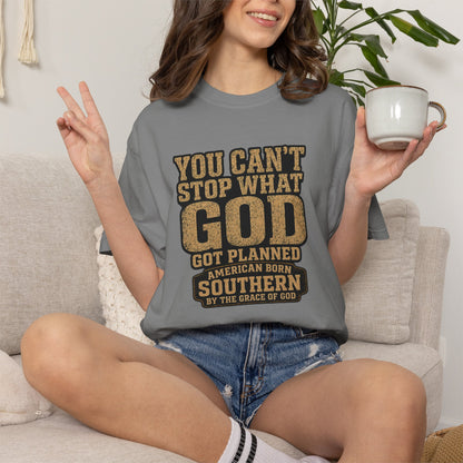 BIG FROST You Can't Stop What God Got Planned DOUBLE SIDED PRINT Tee