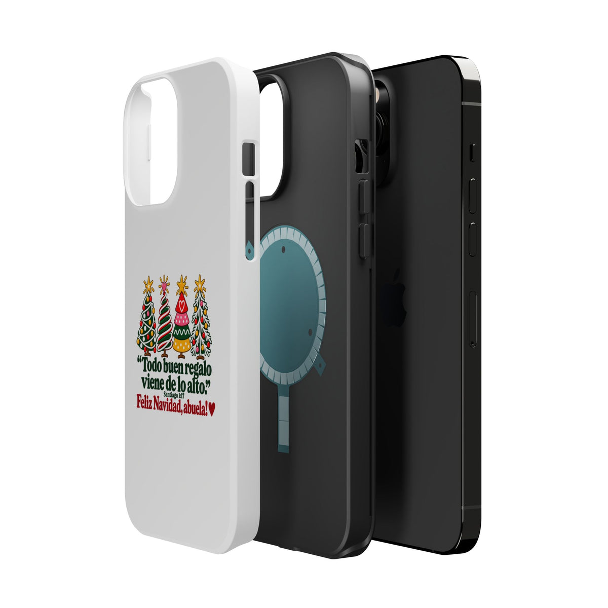 Christmas Grandma Phone Case — “Todo buen regalo viene de lo alto” Magnetic Impact-Resistant Case