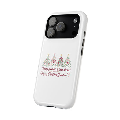 Christmas Grandma Phone Case — “Every good gift is from above” Magnetic Impact-Resistant Case