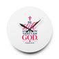 Acrylic Wall Clock — "Be Still and Know That I Am God" Psalm 46:10 Christian Home Decor