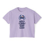 Women’s Boxy Tee — ‘Holy Crab, God Is Good’ Nautical Christian Tee