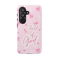 Child of God Pink Phone Case — Cute Christian iPhone Cover with Bows & Hearts