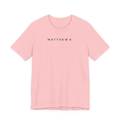 Matthew 6 Prayer Cross Tee — Our Father Lord's Prayer Christian T-Shirt