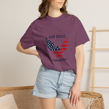 God Bless America Eagle T-Shirt — Patriotic USA Flag Tee