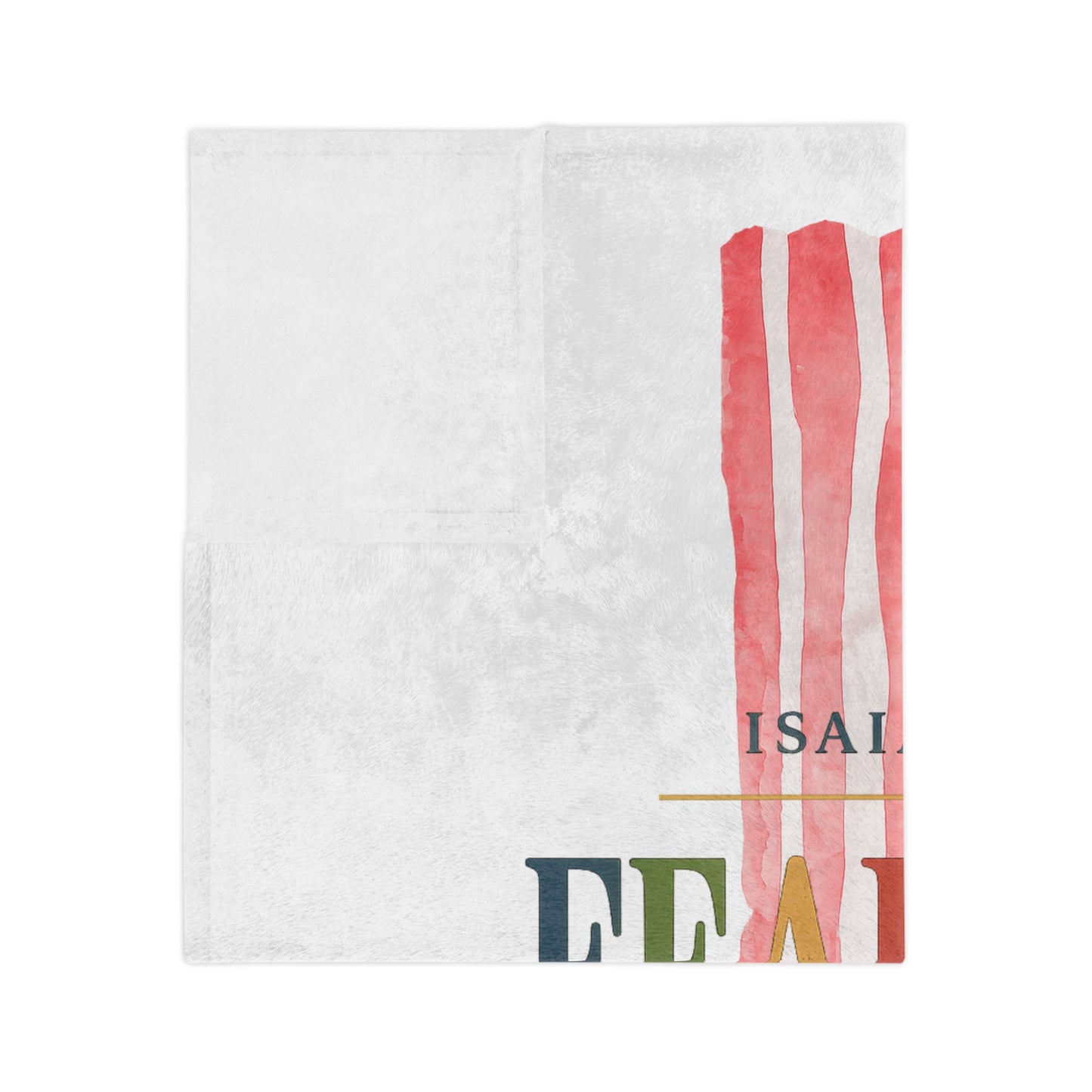 Fear Not Christian Blanket — Isaiah 41:10 Velveteen Throw