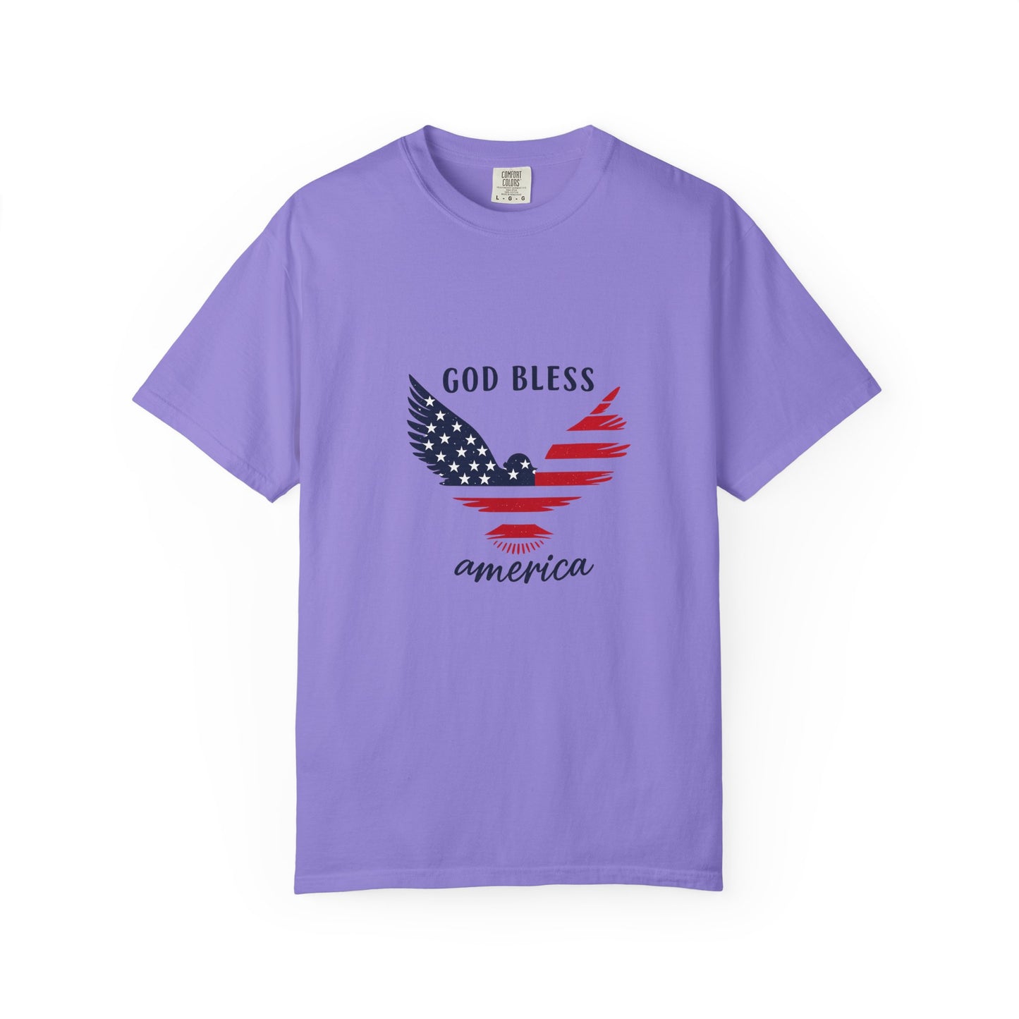 God Bless America Eagle T-Shirt — Patriotic USA Flag Tee